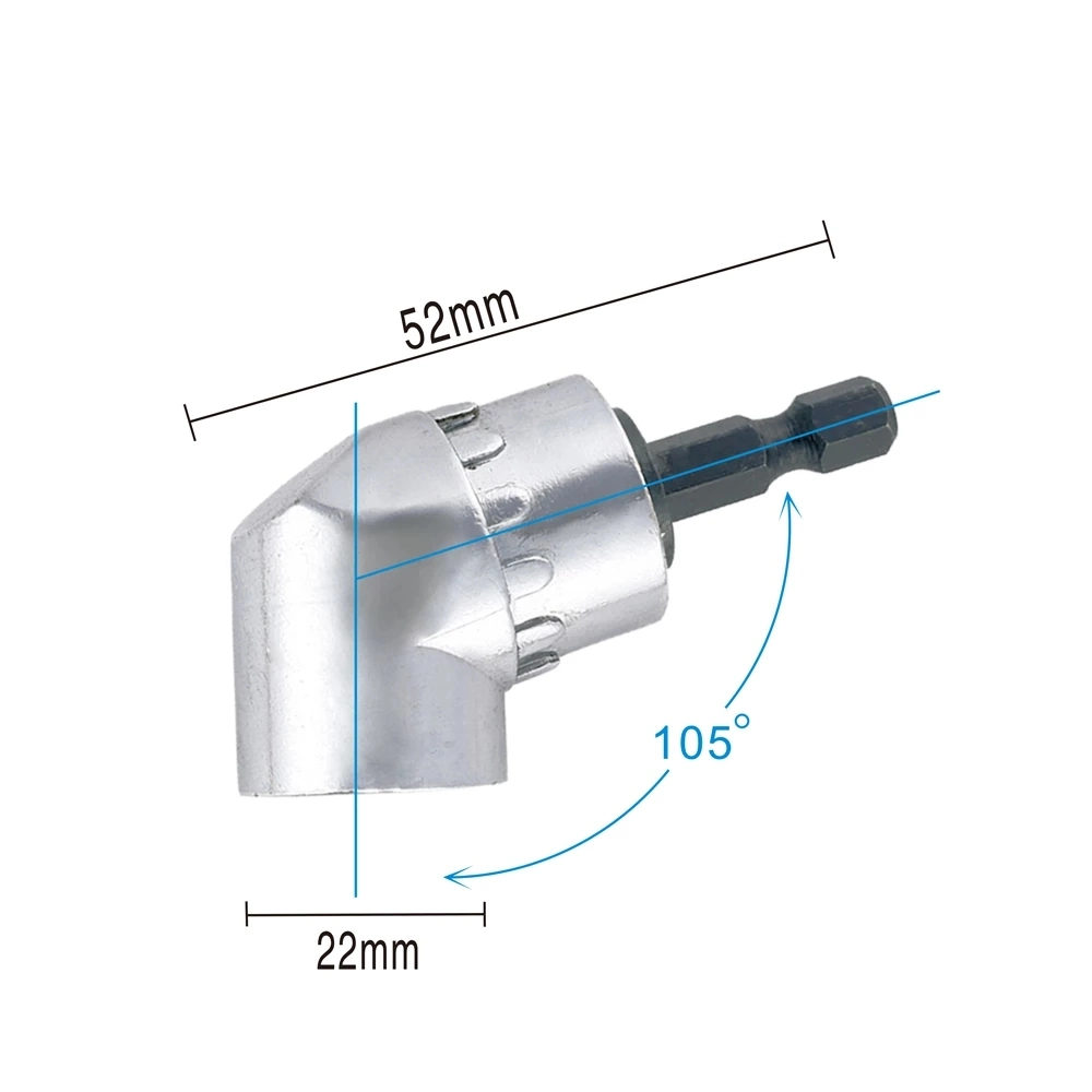 105 Degree Angle Screwdriver Set Socket Holder Adapter Adjustable Bits Drill Bit Angle Screw Driver Tool 1/4inch Hex Bit Socket