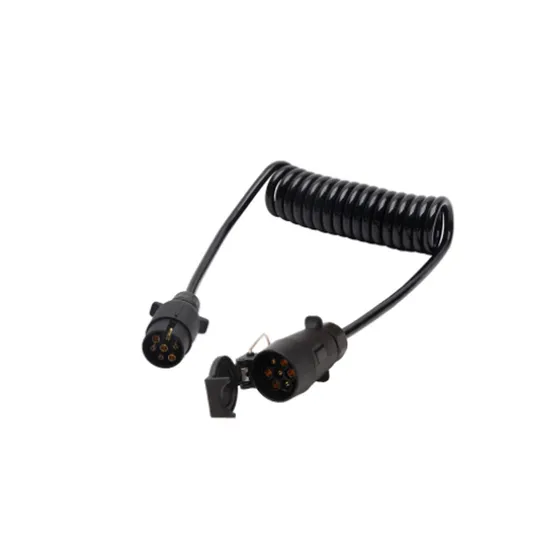 7-контактный удлинительный кабель для прицепа, длина 3 м, 7-жильный кабель, одна вилка и одна розетка.