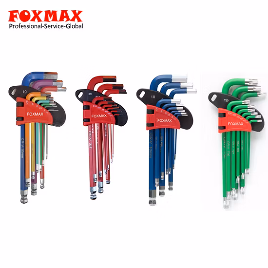 Набор из 9 шестигранных ключей Torx с длинными рукавами (HK-009)